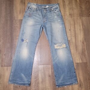 Grunge Distressed Loose Baggy Skater Jeans/t166